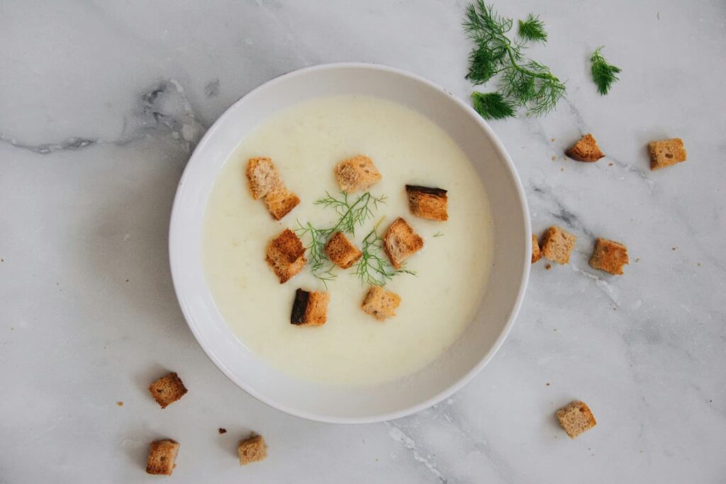 Creamy chicken soup